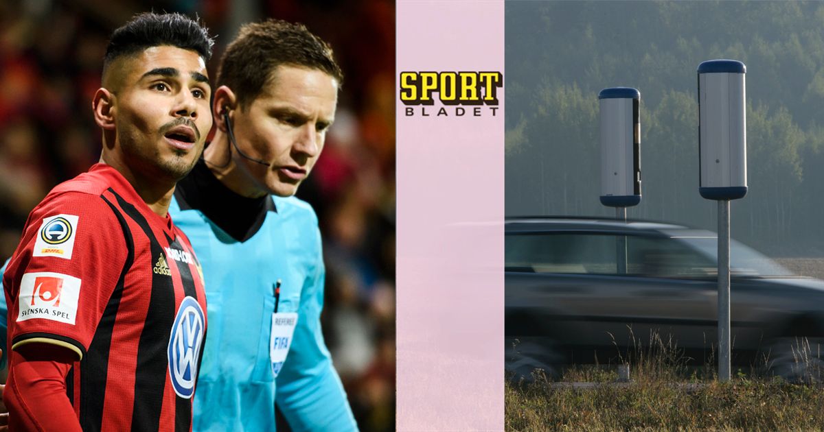 Östersunds FK: Allsvenska stjärnan fast för fortkörning: ”Missade ett flyg”