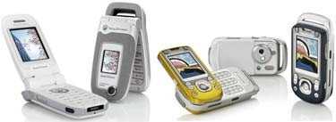 fyra nya mobiler fran sony ericsson