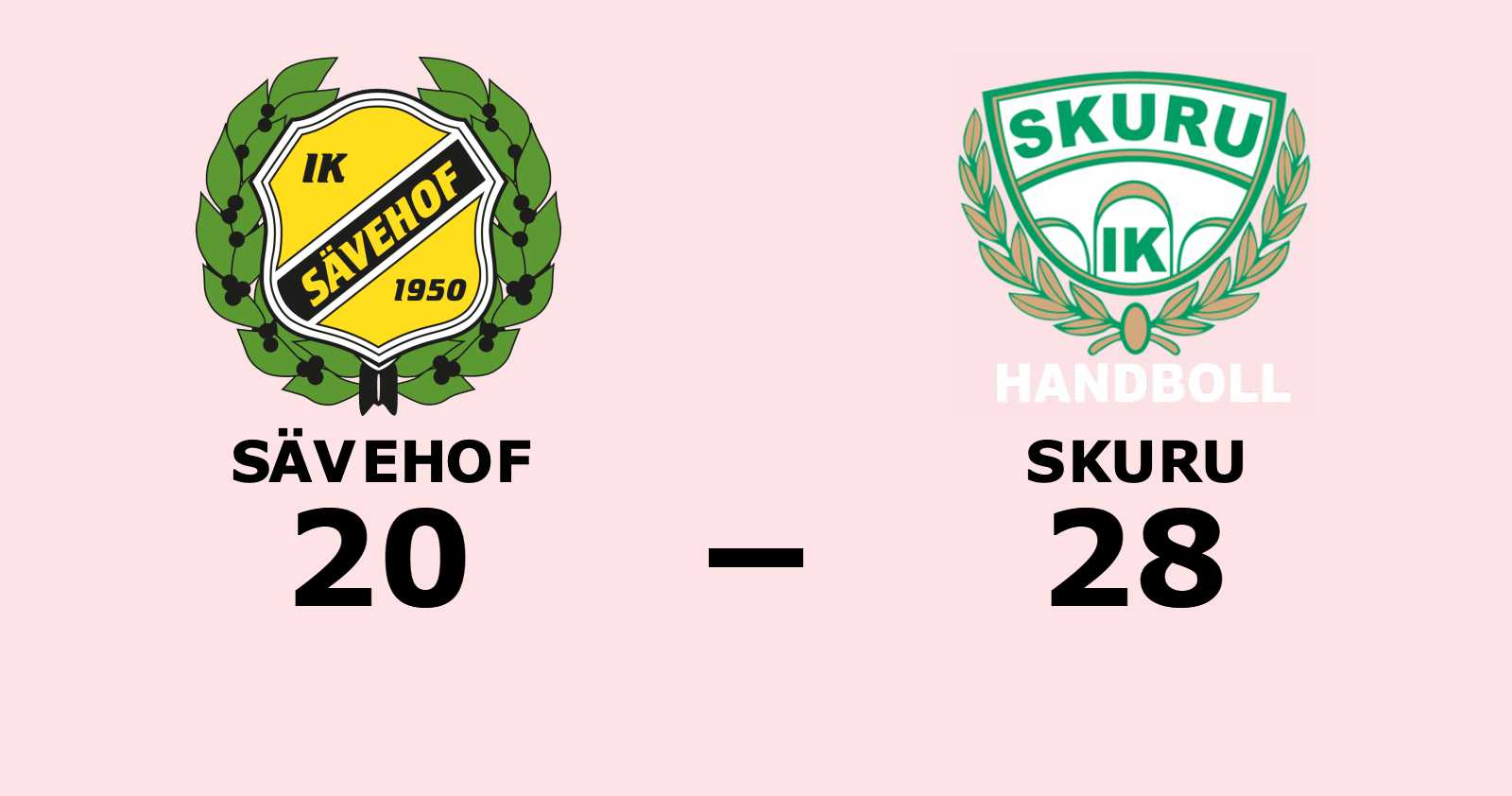 Skuru vann toppmötet mot Sävehof