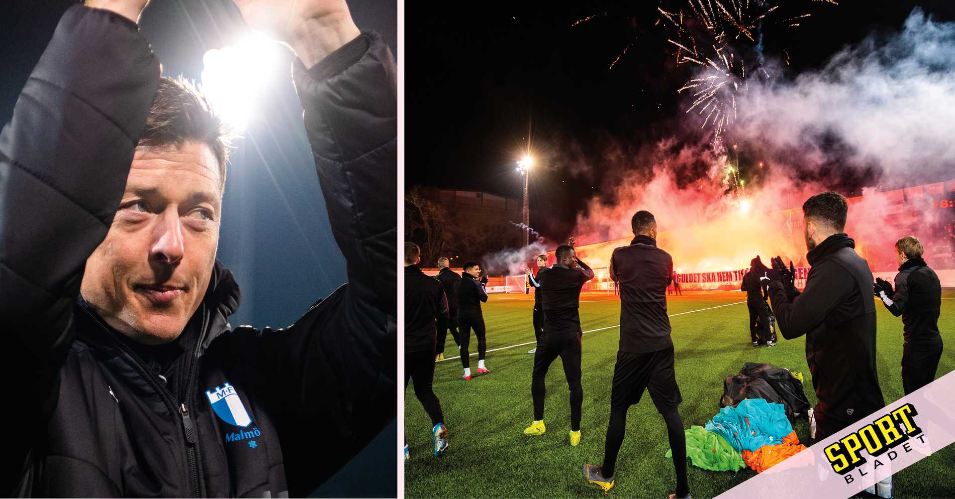 Malmö FF: Nya MFF-tränaren möttes av fyrverkerier: ”Har inte upplevt det här tidigare”