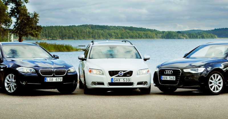Volvo V70 mot BMW 520 och Audi A6 Aftonbladet