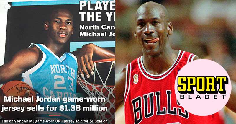 Michael Jordan-tröja såld för rekordbelopp