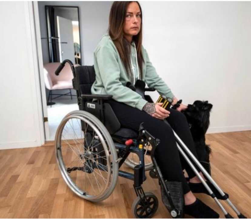 Louise vive con una leucemia terminale e ha avuto un ictus, ma il messaggio dell'Agenzia delle assicurazioni sociali svedese è che può lavorare a tempo pieno. 