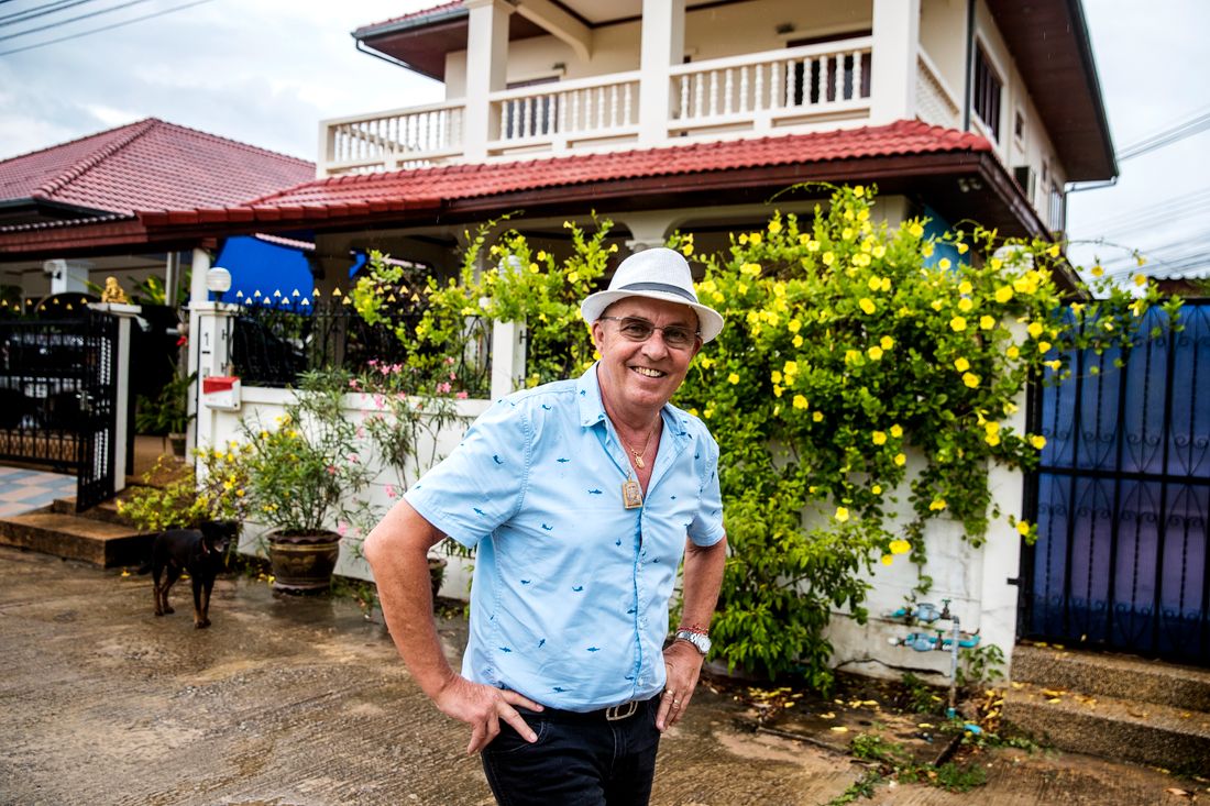Roger Andersson, 66, har bott i Thailand i 12 år. 