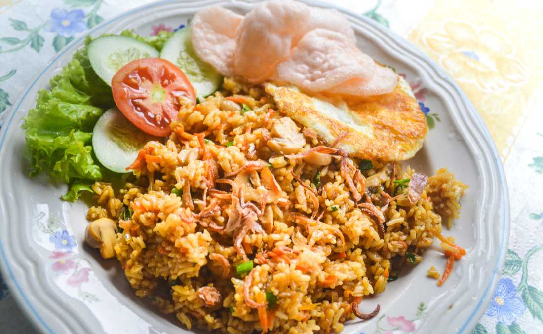Nasi goreng recept p den goda asiatiska pytt i pannan Nasi goreng recept p den goda asiatiska pytt i pannan