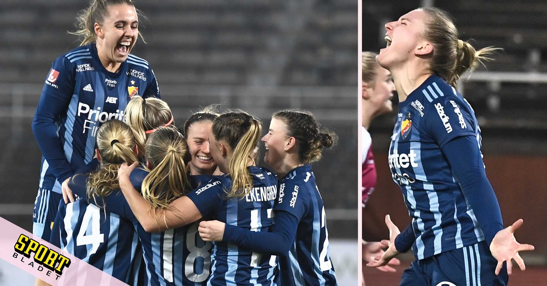 Djurgården Fotboll: Djurgården kvar i damallsvenskan – vann ödesmatchen
