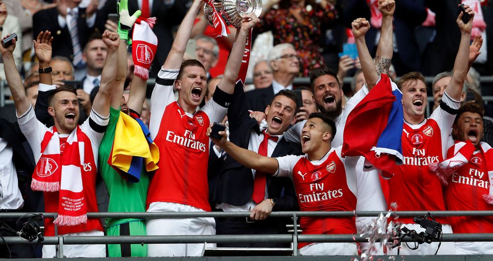 Bildresultat för Arsenal FC FA-cupen-mästare 2017