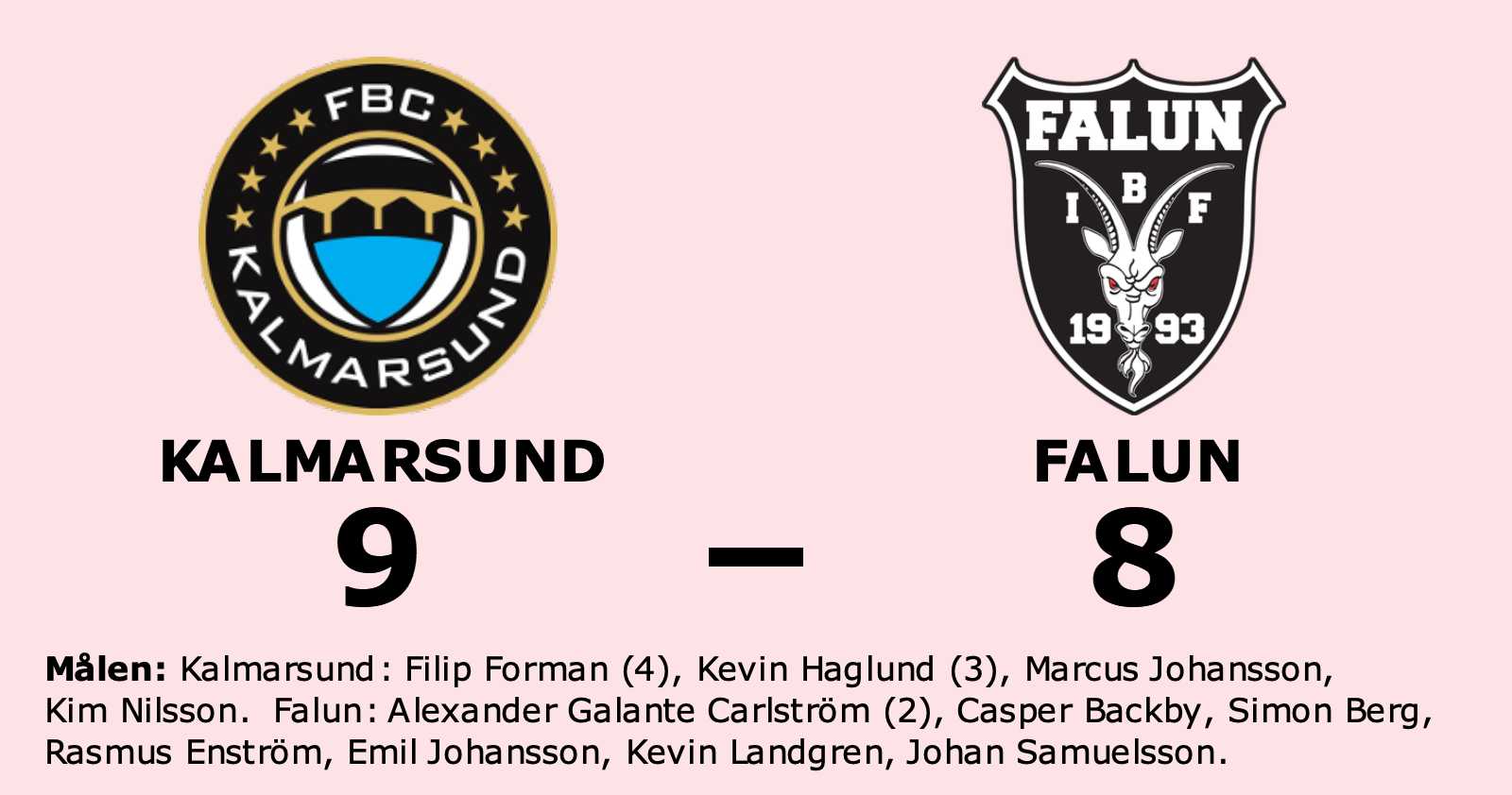 Falun föll i jämn match mot Kalmarsund